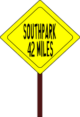 Filepanneau South Park - Bsvg Wikimedia Commons Traffic Sign Png