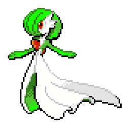 Gardevoir Pixel Art - Pokemon Gardevoir Pixel Art Png