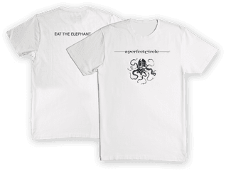 Eat The Elephant White T - Shirt Limited Edition Active Shirt Png