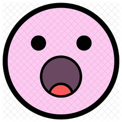 Shocked Face Emoji Icon Of Colored - Poladoful Png