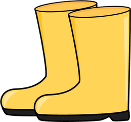 Boot Clipart Rain - Rain Boots Clipart Png