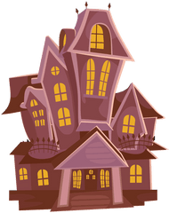 Transparent Png Svg Vector File - Haunted House Cartoon