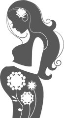 Pregnancy Silhouette Clip - Pregnancy Silhouette Png