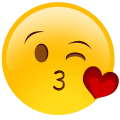 Emoticon Sticker Smiley Kiss Emoji Free Download Image - Free PNG