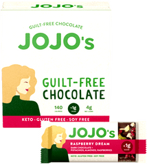 Half The Sugar Double Delicious U2013 Jojo Chocolate - Language Png