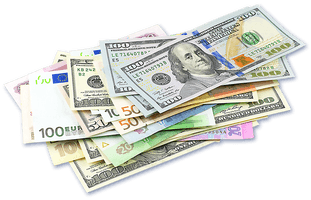 Exchange Money De Foreign Currency Rate Bureau - Free PNG