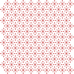 Pattern Red Stars - Patron NavideÃ±o Png