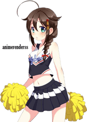 Collection Of Cheerleader - Cute Anime Girl Cheerleader Anime Cheerleader Render Png