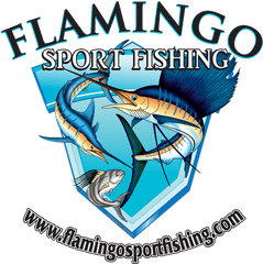 Flamingo Sport Fishing Logo - Poster Png