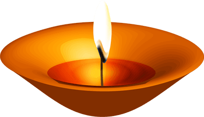 Best 61 Candles Transparent Background - Diwali Diya Lantern Png