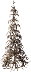 Whitetail Antler Christmas Tree - Vertical Png