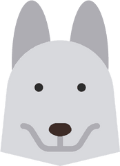 Husky Dog Free Icon Of Animal Flat Colors - Cartoon Png