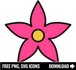 Free Flower Icon Symbol Png Svg Download - Fitness Icon