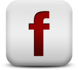 Facebook Logo 2013 - Facebook Logo White And Red Png