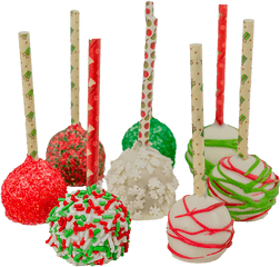 Holiday Cake Pops - Christmas Ornament Png