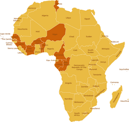 African Border Png - Interests Russia Africa