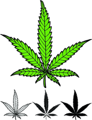 Download Leaves - Weed Weed Leaf Tattoo Designs - Free PNG