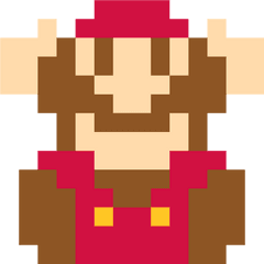 Pixilart - Mariou0026quots Game Over By Anonymous Mario Game Over Pixel Art Png