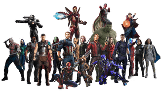 Infinity Avengers War PNG File HD