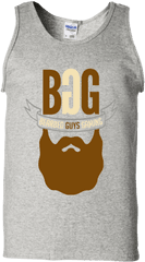 Beardedguysgaming Single Beard Logo Men Tank Top - Naruto Tank Top Png