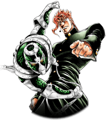 Kakyoin Png And Vectors For Free - Kakyoin And Hierophant Green