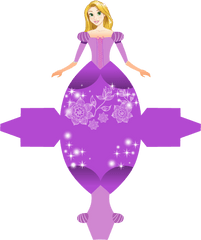 Rapunzel Tangled Png - Disney Princess Paper Craft