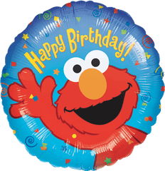 Elmo Happy Birthday 18u2033 Balloon Png