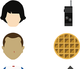 Eleven Waffles Projects - Stranger Things Icon Transparent Png