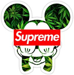 Download Mickey Mouse Supreme - Logo Supreme Mickey Mouse Logo Supreme Mickey Mouse Png