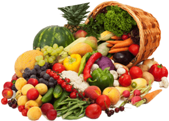 Download Image01 - Basket Of Fruits And Vegetables Png