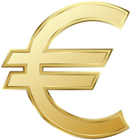 Symbol Gold Euro Free Transparent Image HD - Free PNG