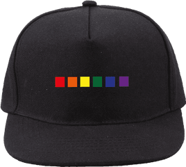 Rainbow Flag Cap - Baseball Cap Png