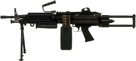 Machine Gun Png Clipart - M249 Saw