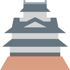 Free Japanese Emoji Icon Of Flat Style - Symbol For Japanese Castle Png