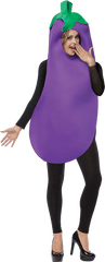 Adult Aubergine Eggplant Emoji Food - Costume Png