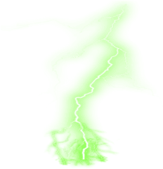 Green Lightning Png 1 Image - Green Lightning Transparent