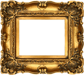 Gold Gilded Frames Free Printables Png Vintage Frame