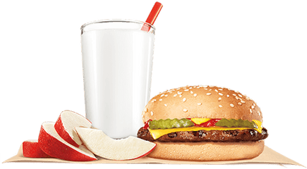 Burger King Pulls Soda From Kids Menu - Burger With Soft Drinks Png