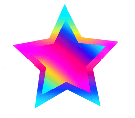 Freetoedit - Transparent Color Star Png