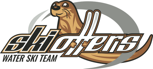 Home Ski Otters - Waterski Otter Png