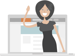 Spokesperson Video Product Image - Cartoon Transparent For Women Png