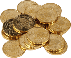 Gold Euro PNG Free Photo