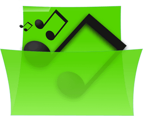 File Folder Icon Png - Green Music Box Svg Vector File Music Folder Icon Png