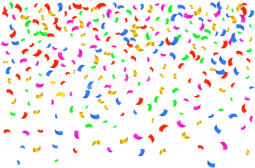 Birthday Party Confetti Png - Transparent Background Confetti Cartoon