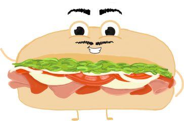 The Godfather - Hamburger Bun Png