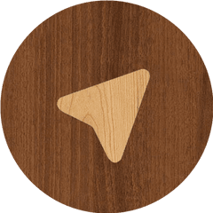 Index Of - Telegram Logo Png Brown