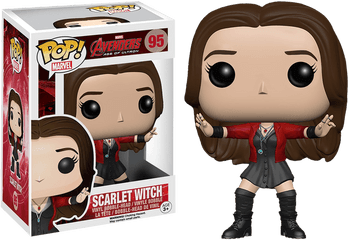 Scarlet Witch - Avengers 2 Pop Marvel Vinyl Figure Scarlet Witch Funko Pop Png