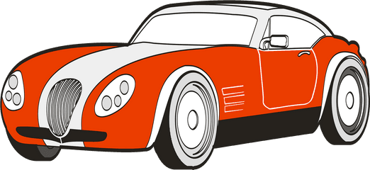 Sports Car Ferrari S - Clipart Red Sports Car Png