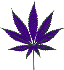 Purple Weed Icon Clip Art - Vector Clip Art Marijuana Plant Leaf Png