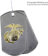 Dog Tag With Eagle Globe And - Locket Png